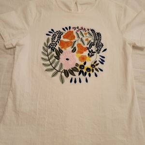 Floral embroidered blouse